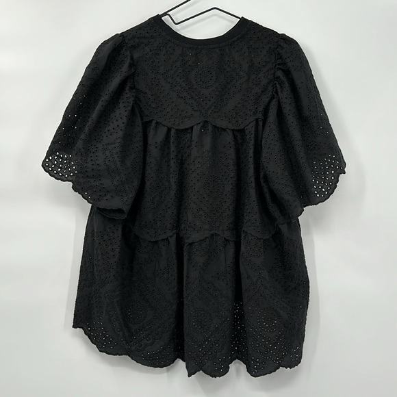 Tuckernuck Pomander Place Black Eyelet Emi Tee - Picture 3 of 10